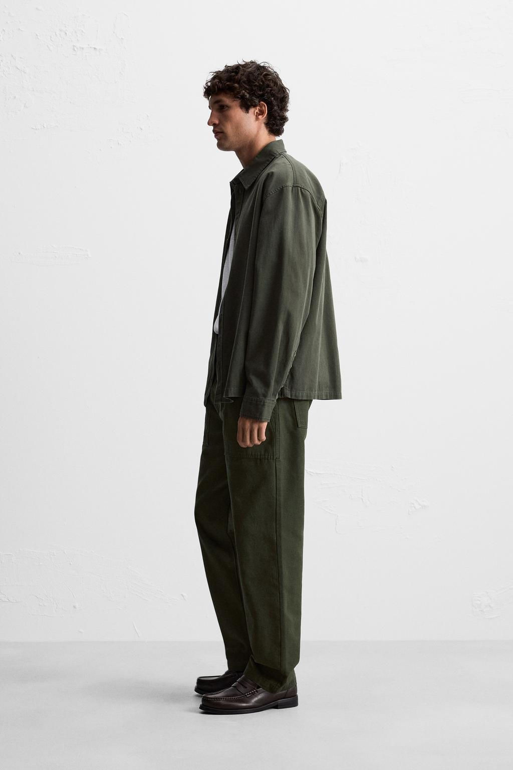 WASHED RELAXED FIT SHIRT - Zara фото 5
