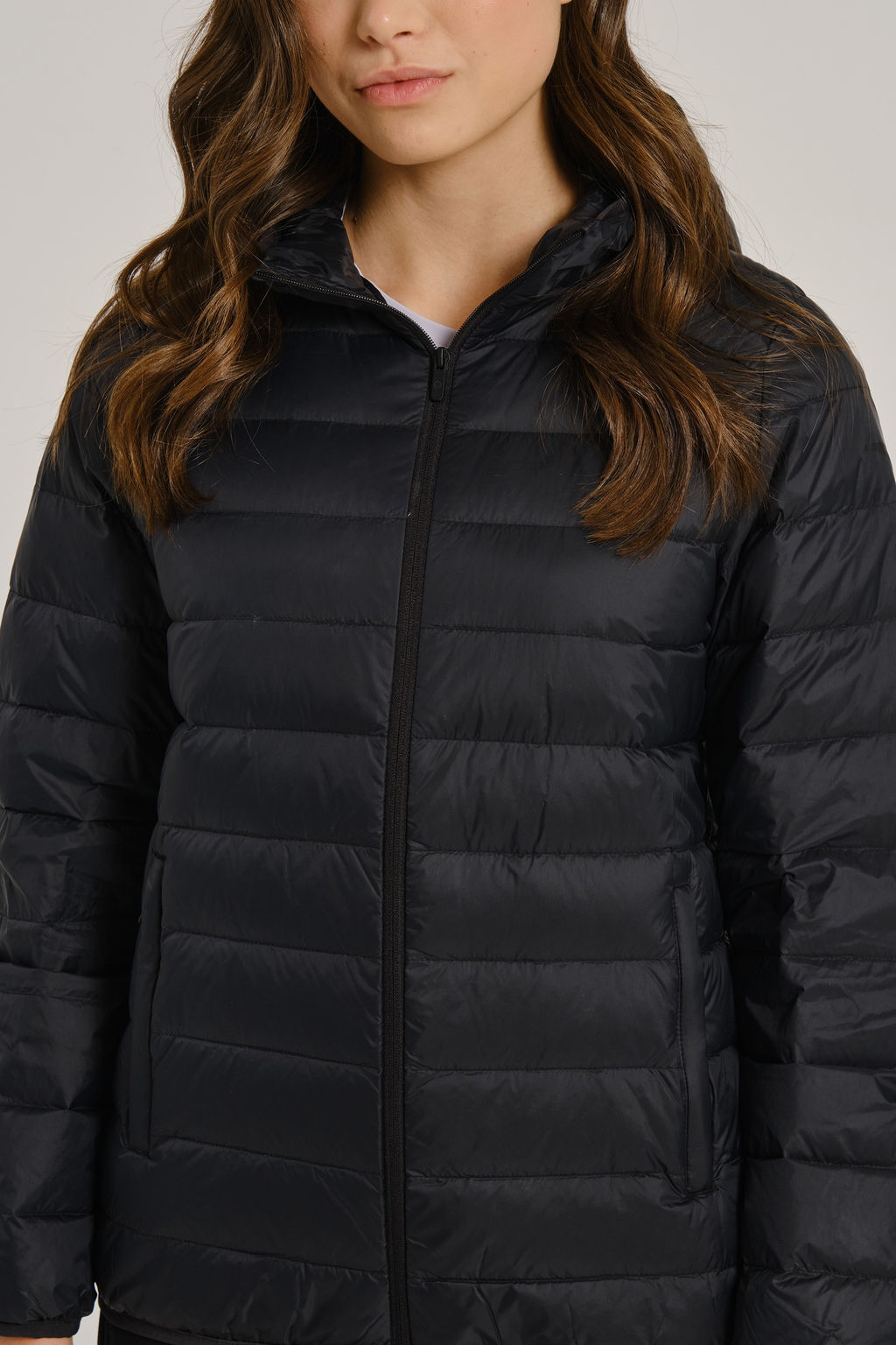 Пуховик легкий Черный