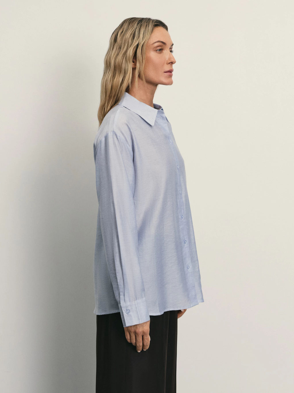 Блузка прямого кроя с содержанием льна / Zarina фото 4