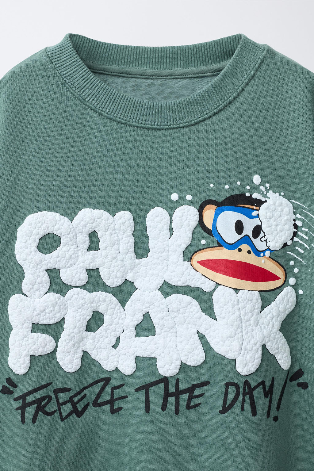 PAUL FRANK ® RAISED SLOGAN SWEATSHIRT - Zara фото 3