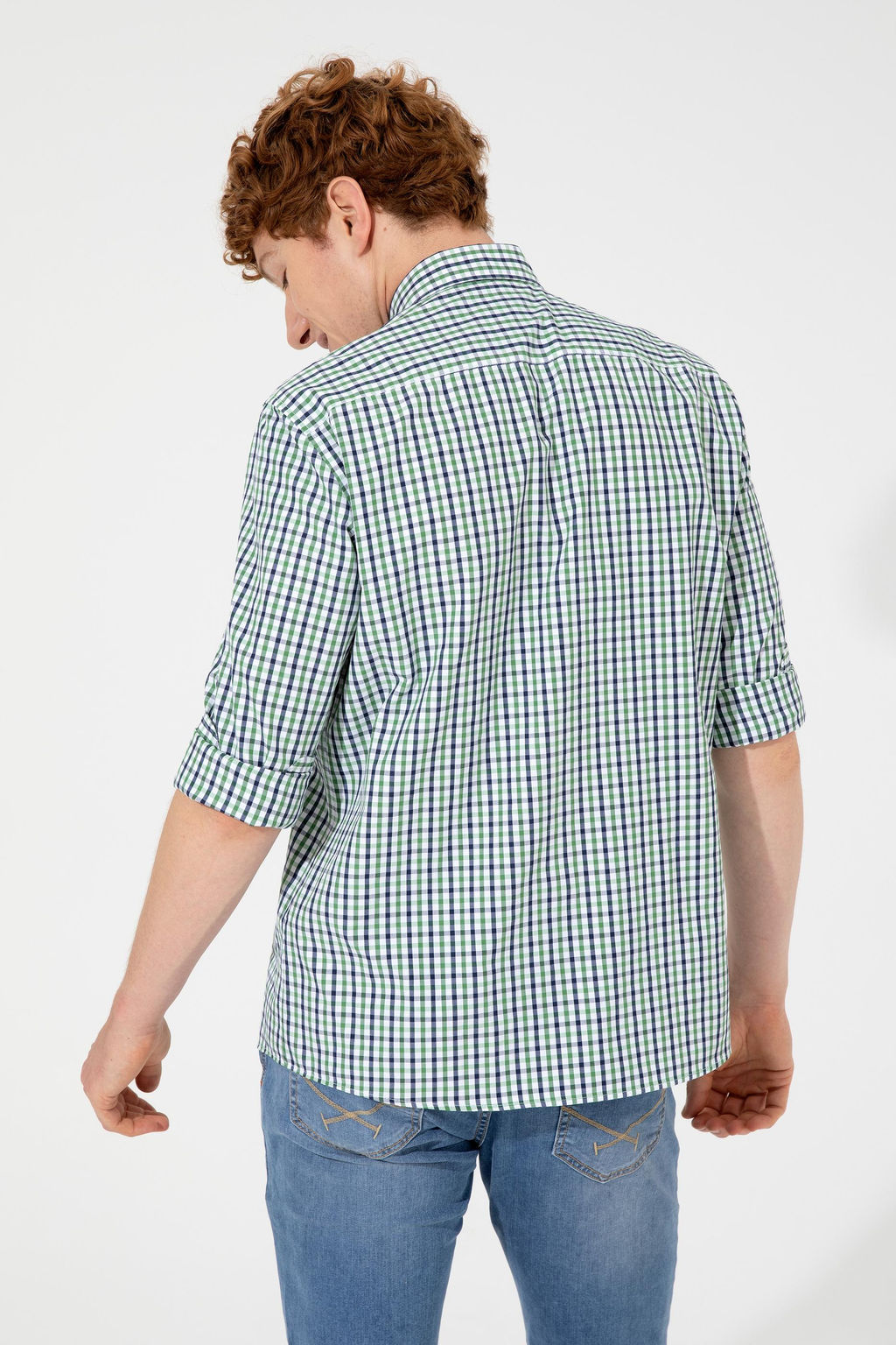 Erkek Ye_il Uzun Kollu G_mlek