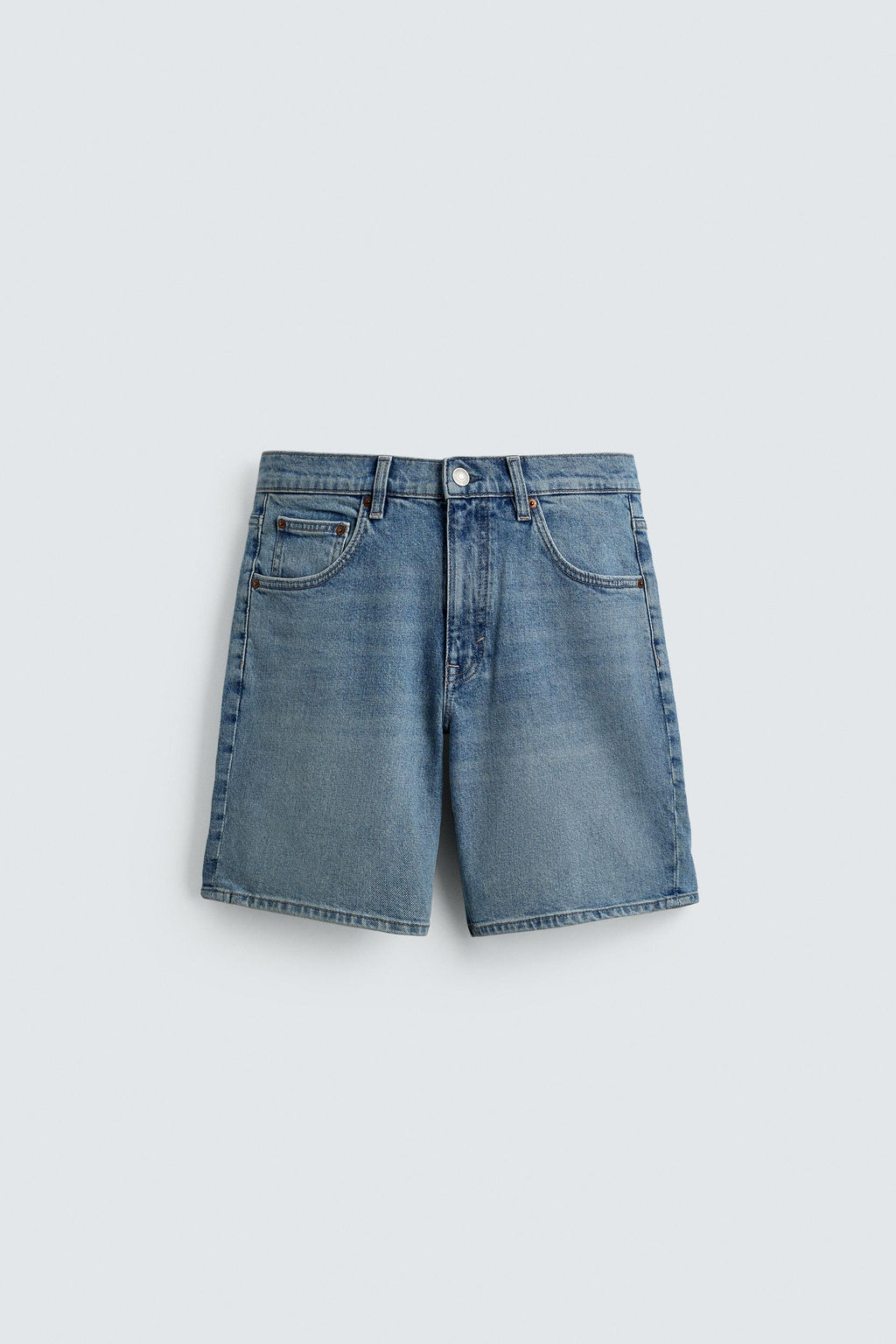 BERMUDA DENIM REGULAR FIT / Crudo - Zara фото 18