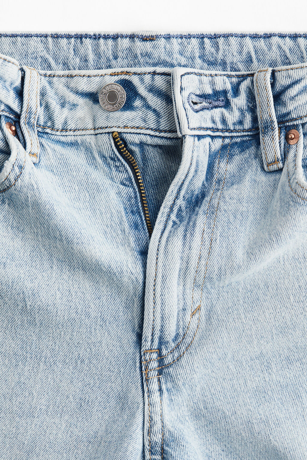 Slim Straight High Ankle Jeans - H&m фото 5