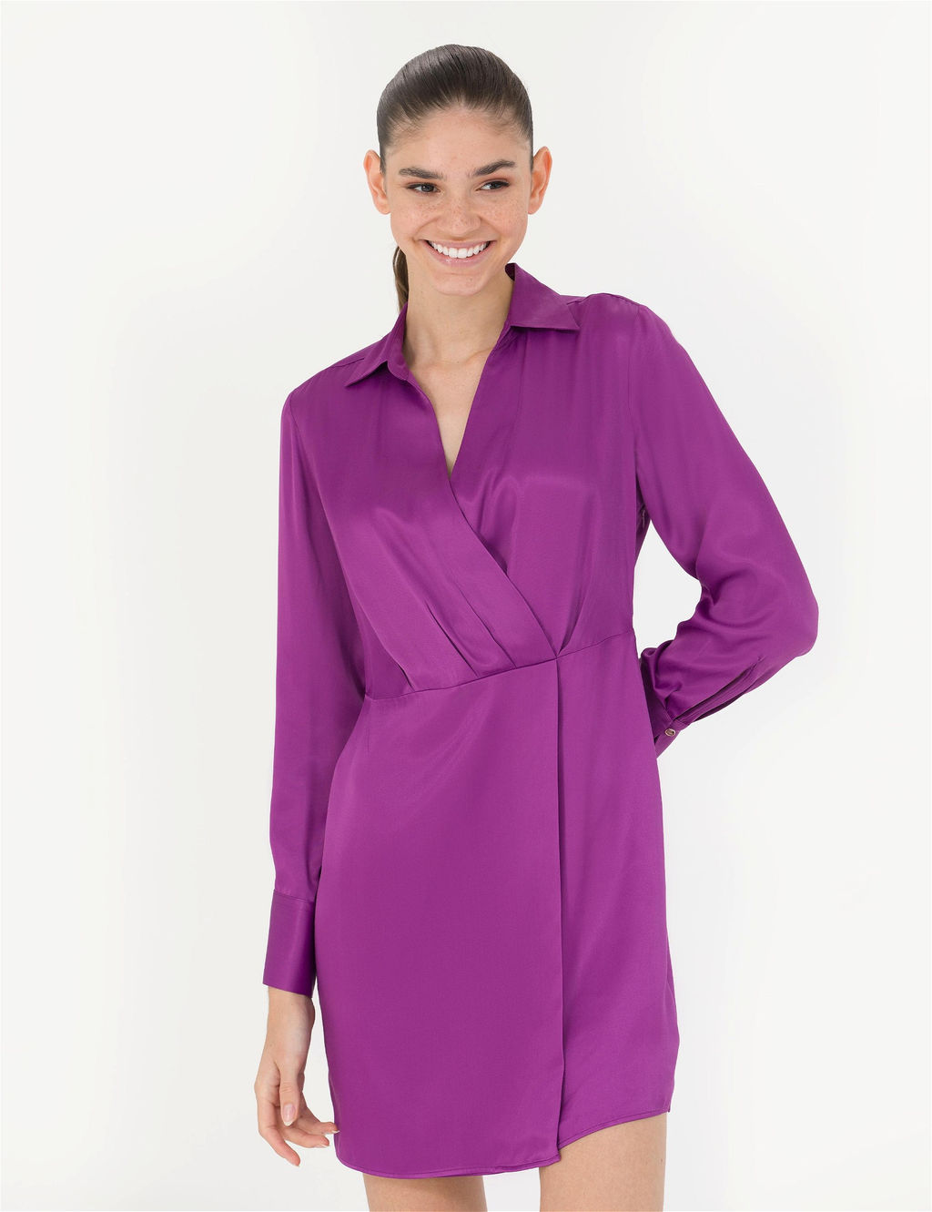 Menek_e Saten Elbise - Pierre cardin фото 4