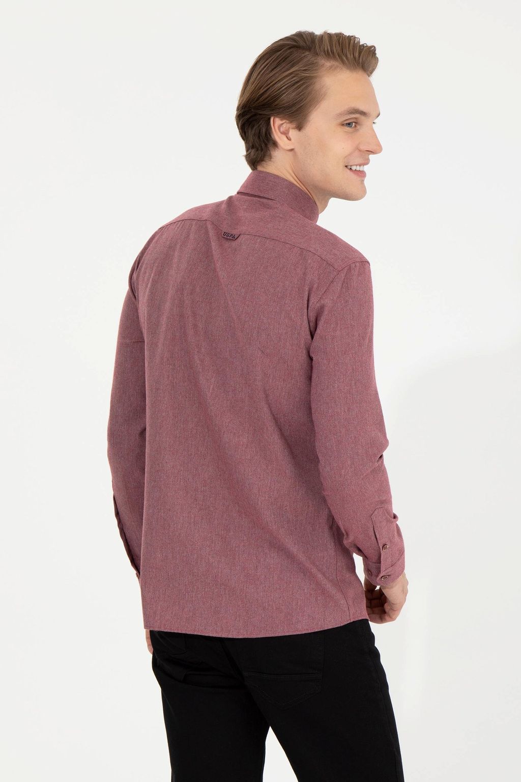 U. S. Polo Assn / Мужская рубашка Cherry Uzunkol Basic - U.s. polo assn фото 5