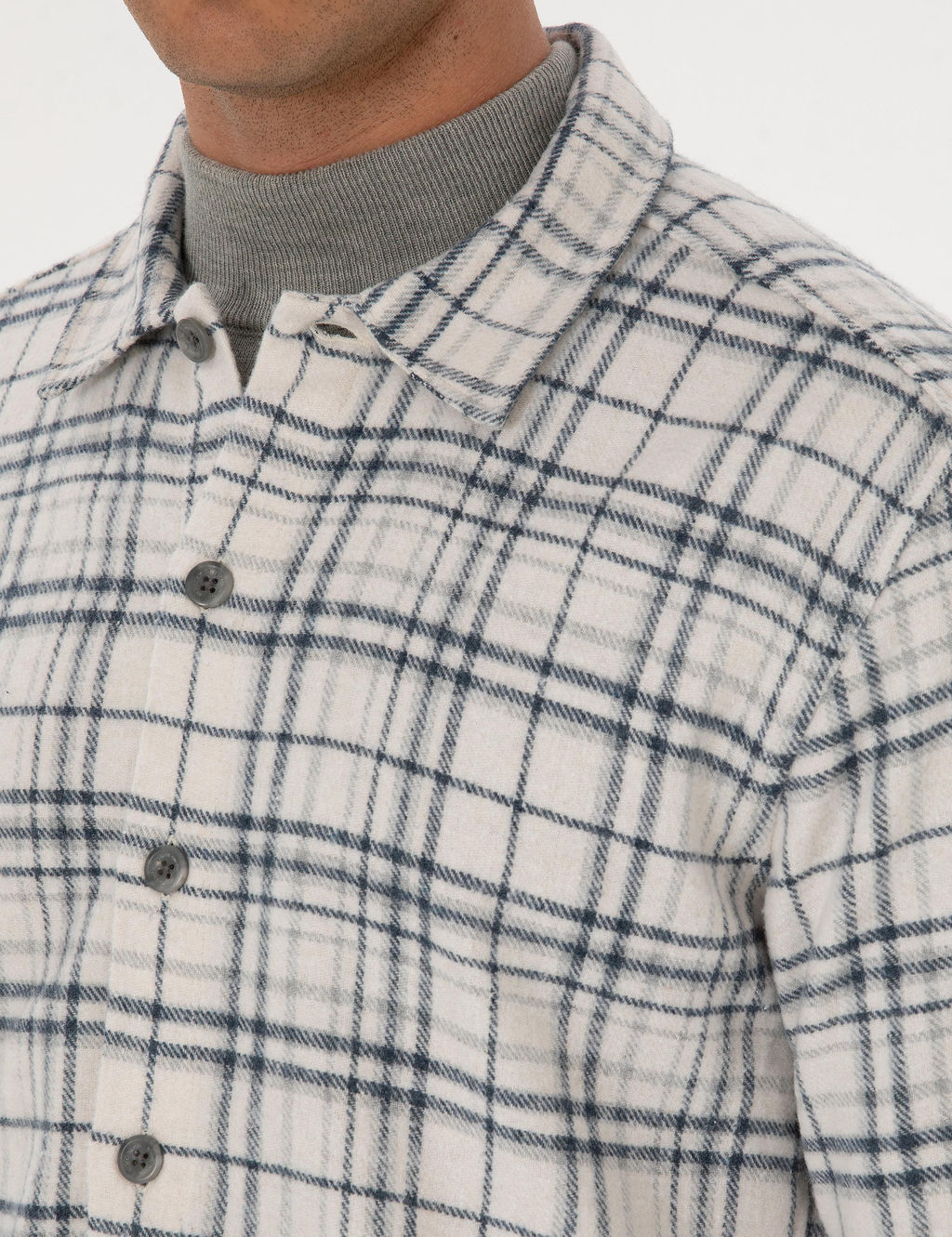 Lacivert Comfort Fit Uzun Kollu G_mlek - Pierre cardin фото 7