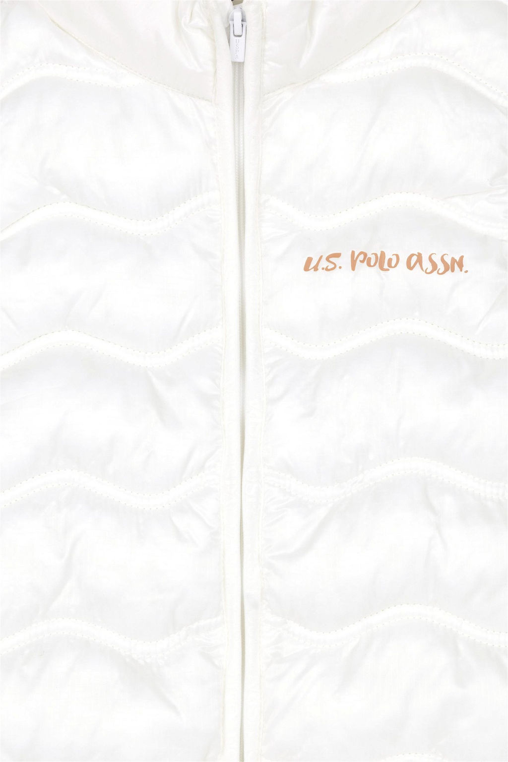 Жилет цвета экрю для девочки Неожиданная скидка в корзине - U.s. polo assn фото 4