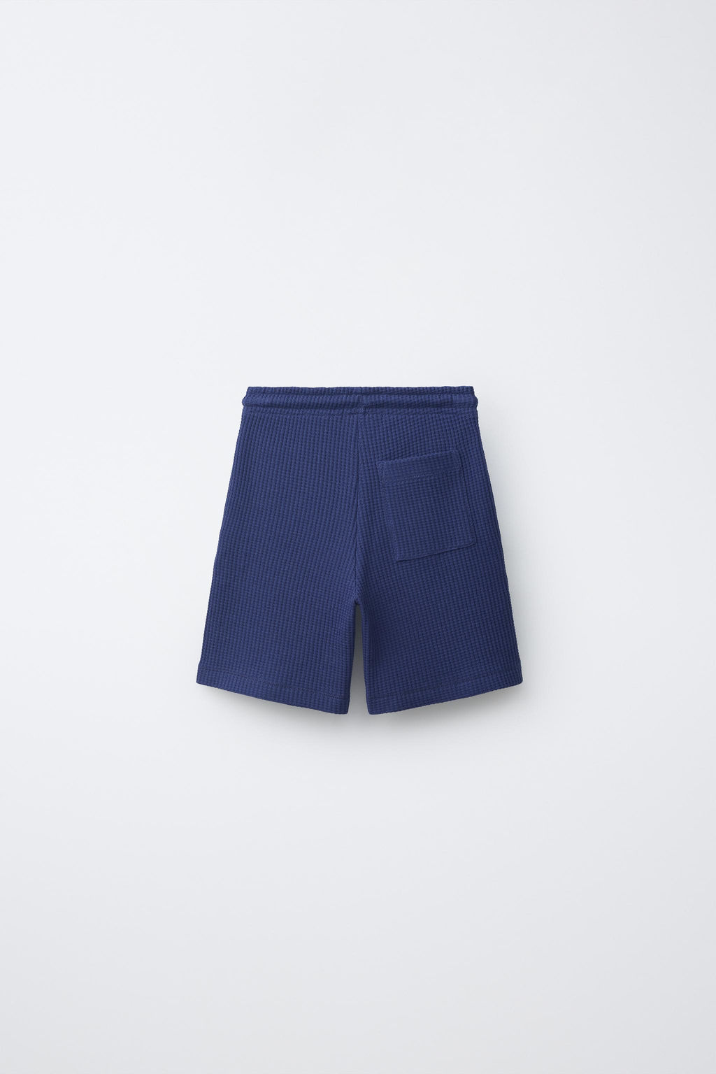 BERMUDA FELPA WAFFLE / Azul?n - Zara фото 2