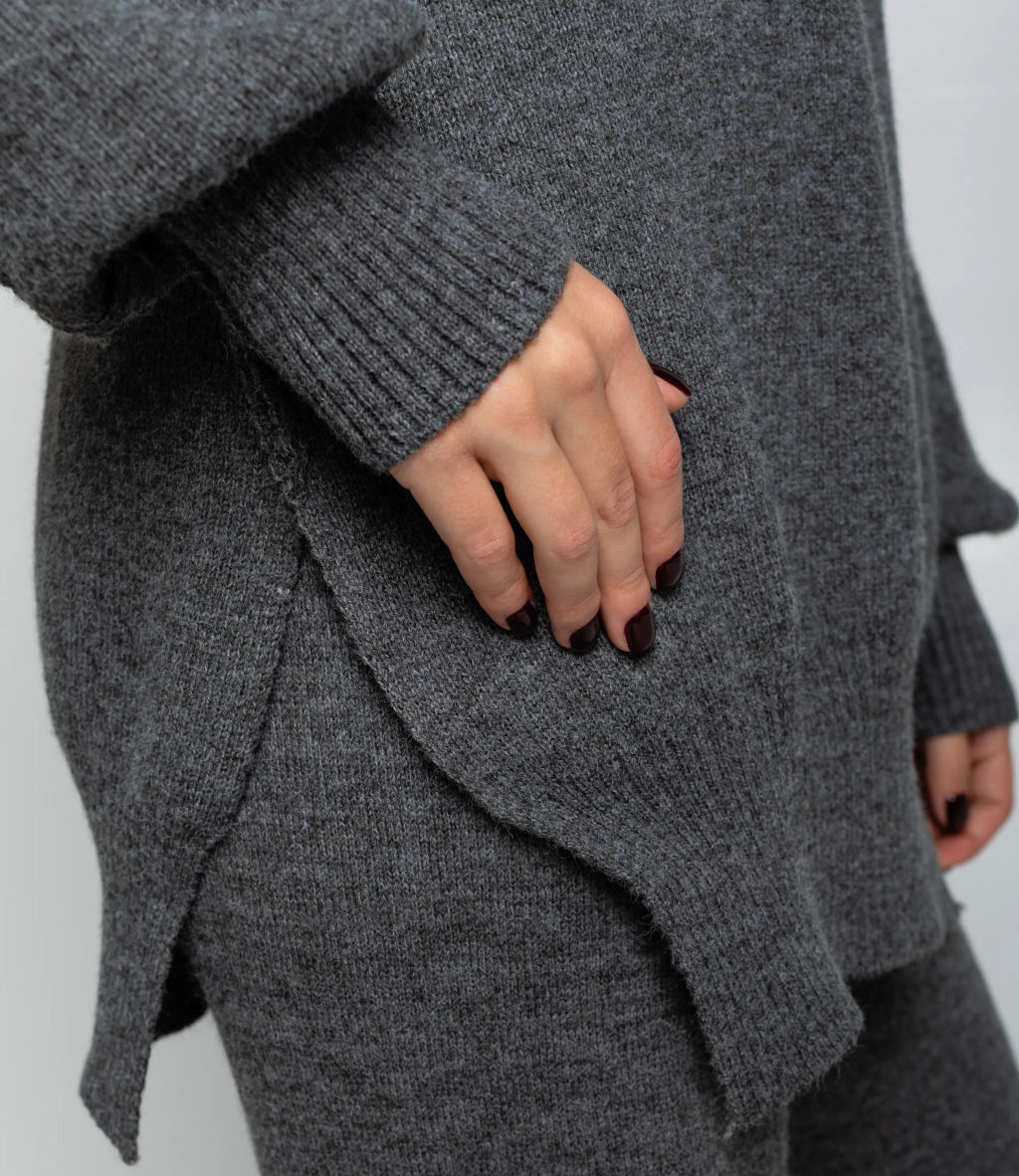 Костюм #КТ828 (6), серый - Dommod фото 5