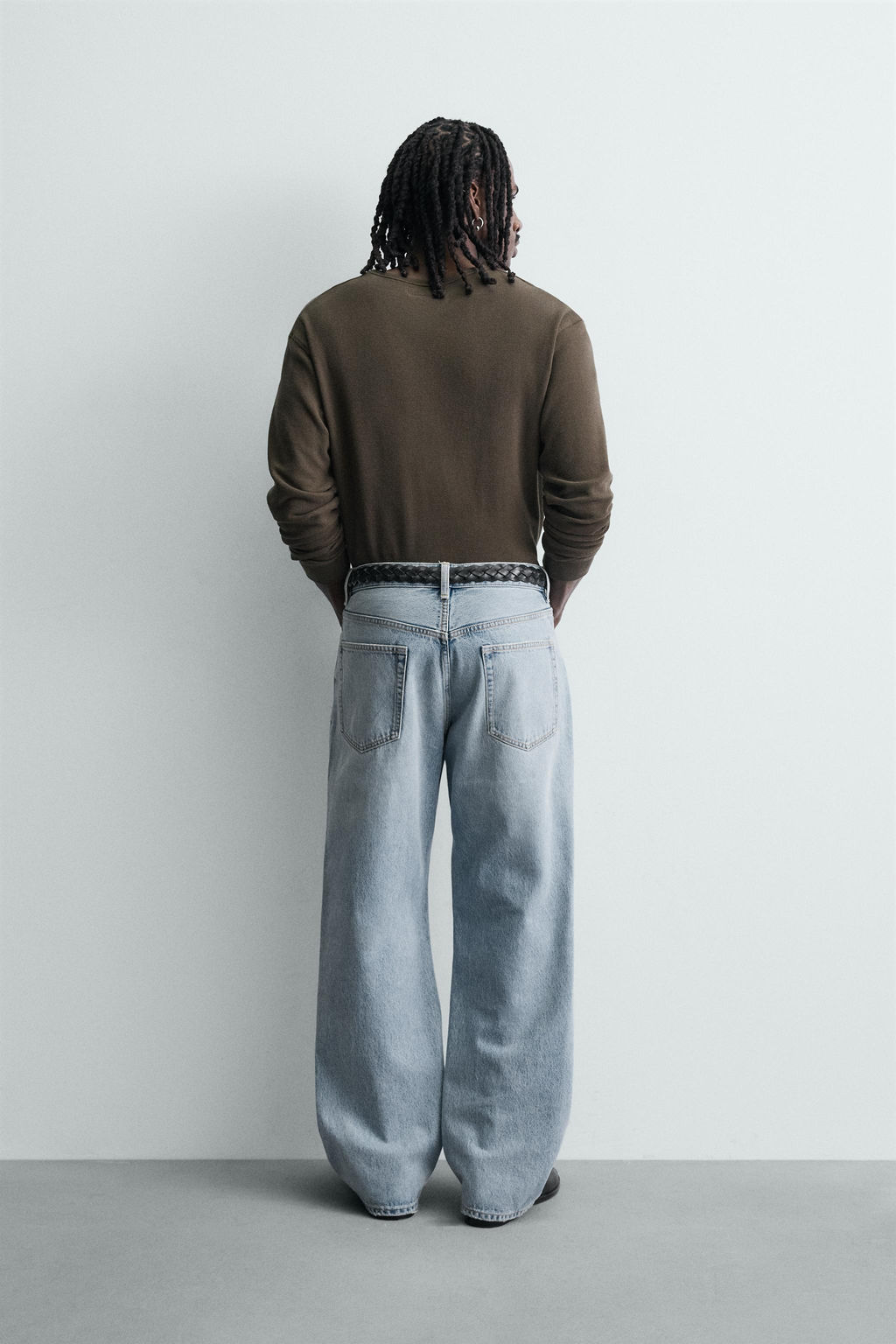 JEANS LOOSE FIT / Azul medio - Zara фото 3