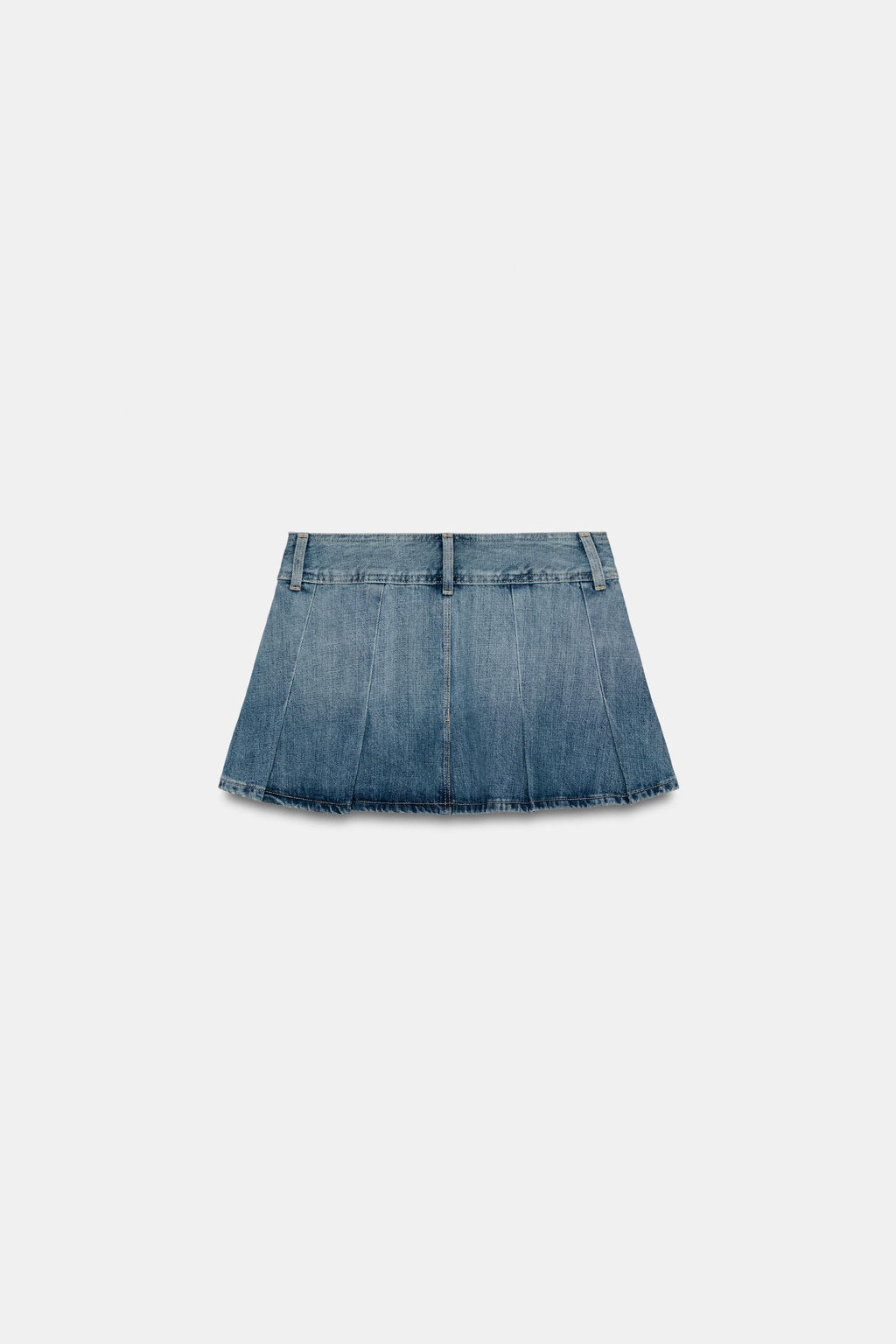 FALDA DENIM TRF TABLAS / Azul claro - Zara фото 5