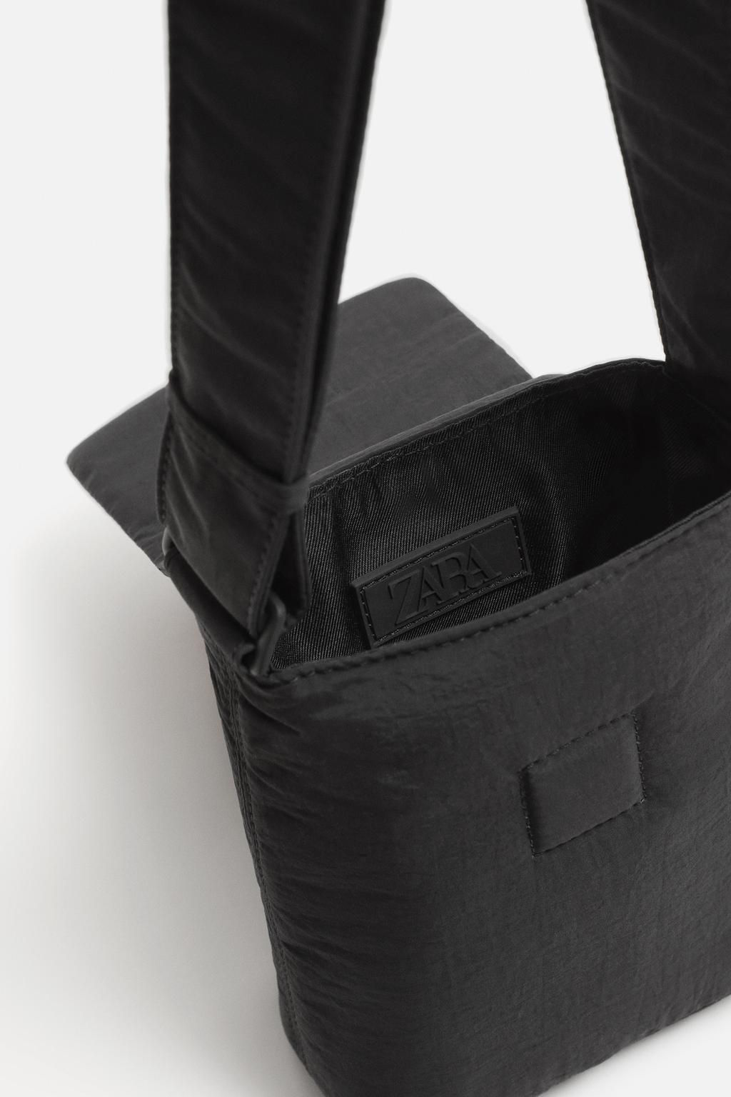 MINI NYLON MESSENGER BAG - Zara фото 11