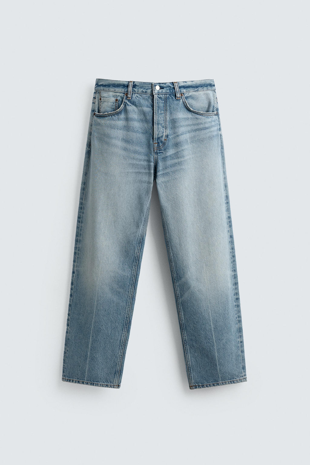 RELAXED FIT LIMITED EDITION JEANS - Zara фото 8