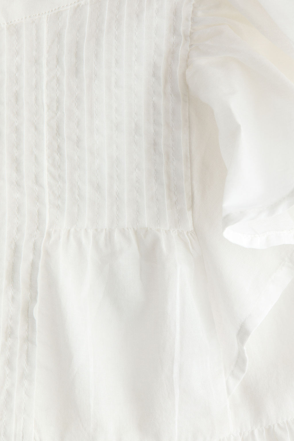 Frill-trimmed cotton top - H&m фото 6