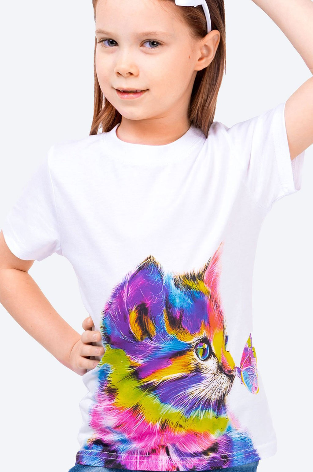 Детская хлопковая футболка Happy Fox фото 50