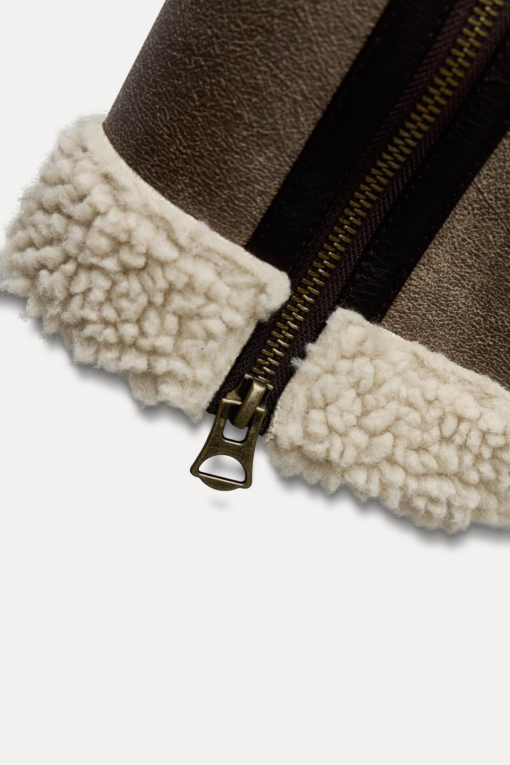 DOUBLE-FACED SHORT JACKET - Zara фото 8