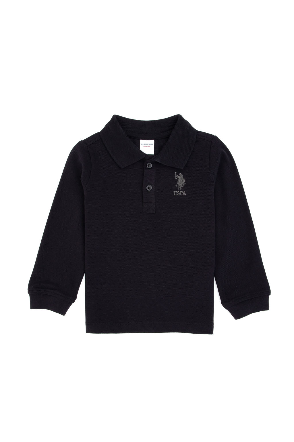 Erkek _ocuk Siyah Polo Yaka Basic Sweatshirt - U.s. polo assn фото 4