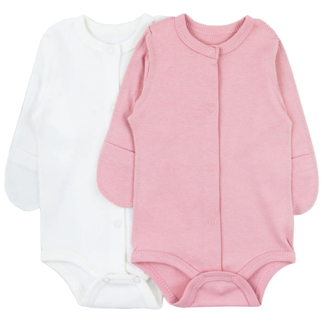 Боди комплект 2 шт интерлок 1205200902 - Youlala фото 3