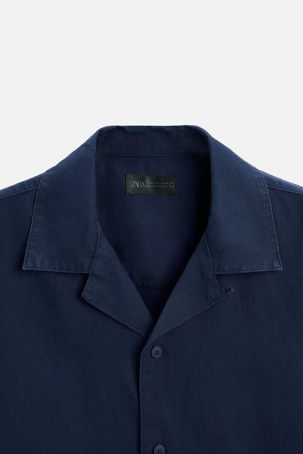 LYOCELL - COTTON SHIRT - Zara фото 16