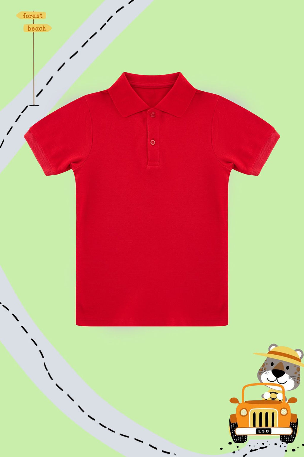 K?rm?z? Unisex %100 Pamuk Basic Polo Yaka Regular/Normal Kal?p K?sa Kol Orme T-Shirt TKDSS24TS00022 - Trendyolmilla фото 9