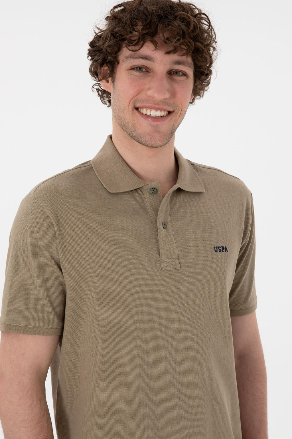 Erkek Regular Fit Polo Yaka Haki Basic Ti__rt Sepette S_rpriz _ndirim - U.s. polo assn фото 3