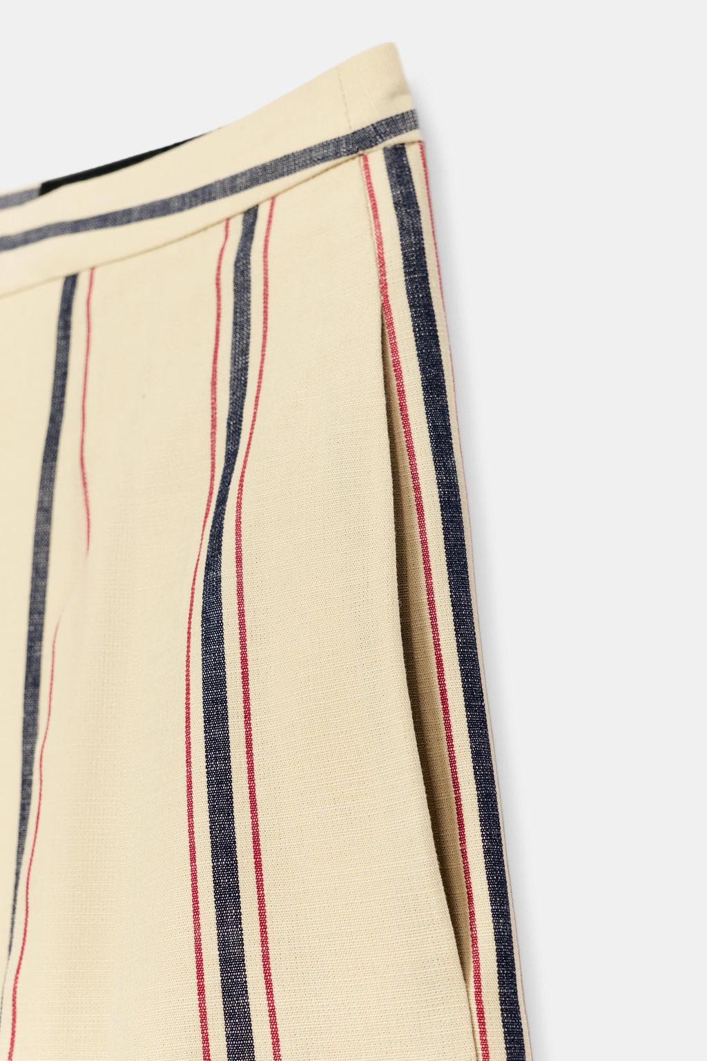 PANTAL?N PLIEGUES RAYAS ZW COLLECTION / Beige - Zara фото 9