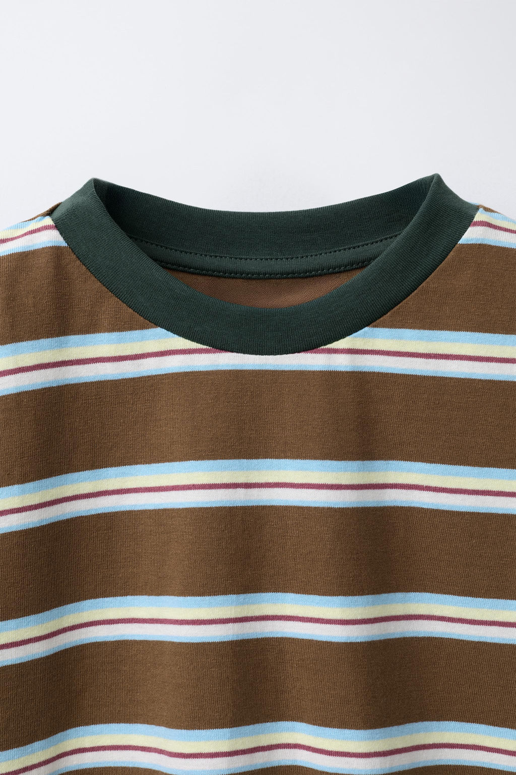 CAMISETA ESTAMPADA RAYAS / Marr?n - Zara фото 4