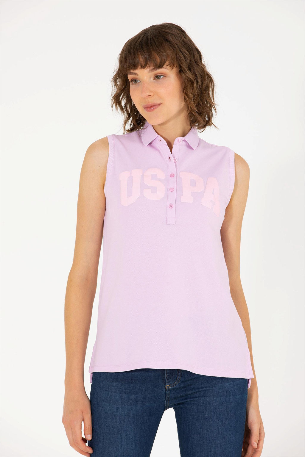 Женская футболка Magnolia с воротником поло - U.s. polo assn фото 10