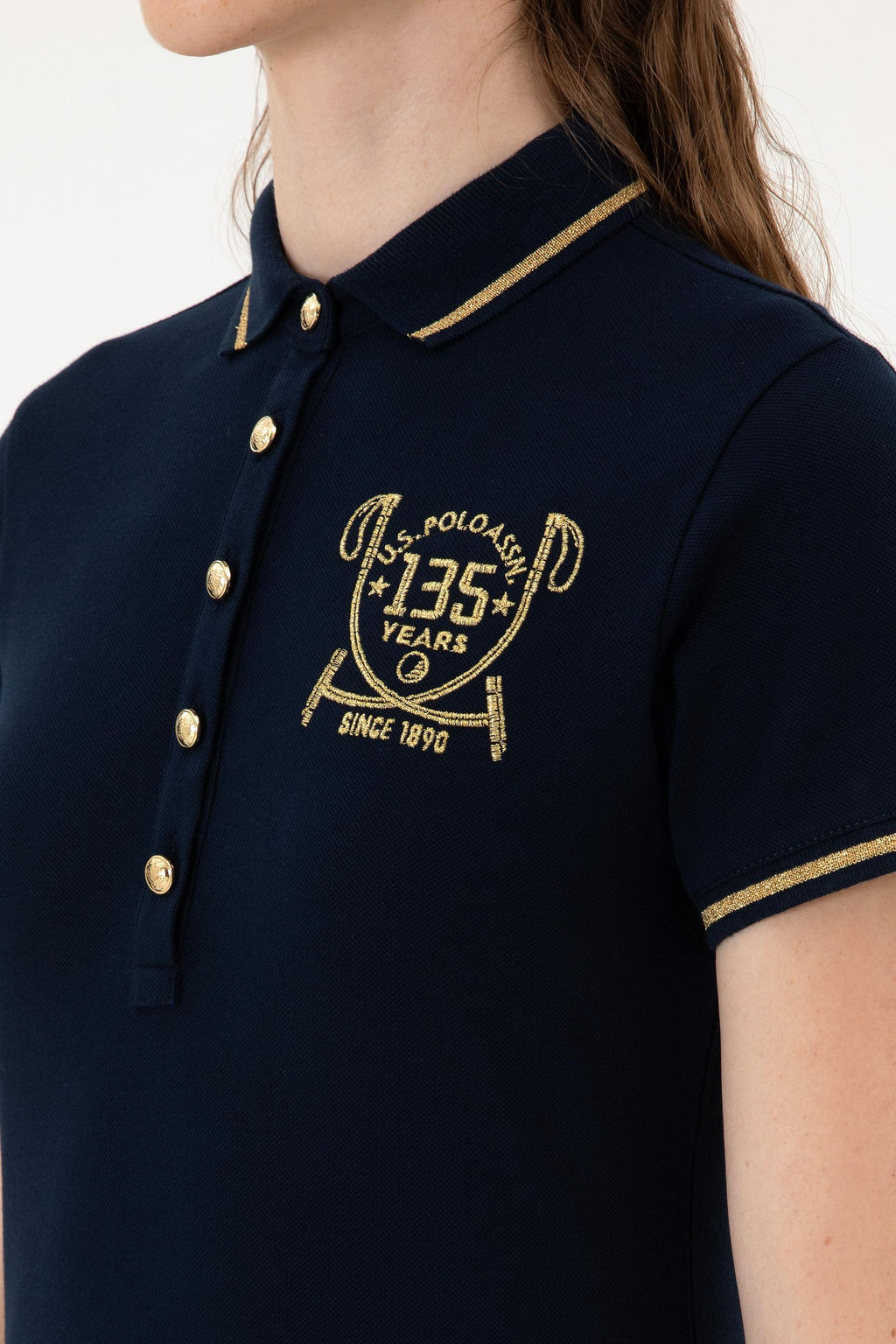 Kad_n Lacivert Ti__rt Sepette S_rpriz _ndirim - U.s. polo assn фото 7