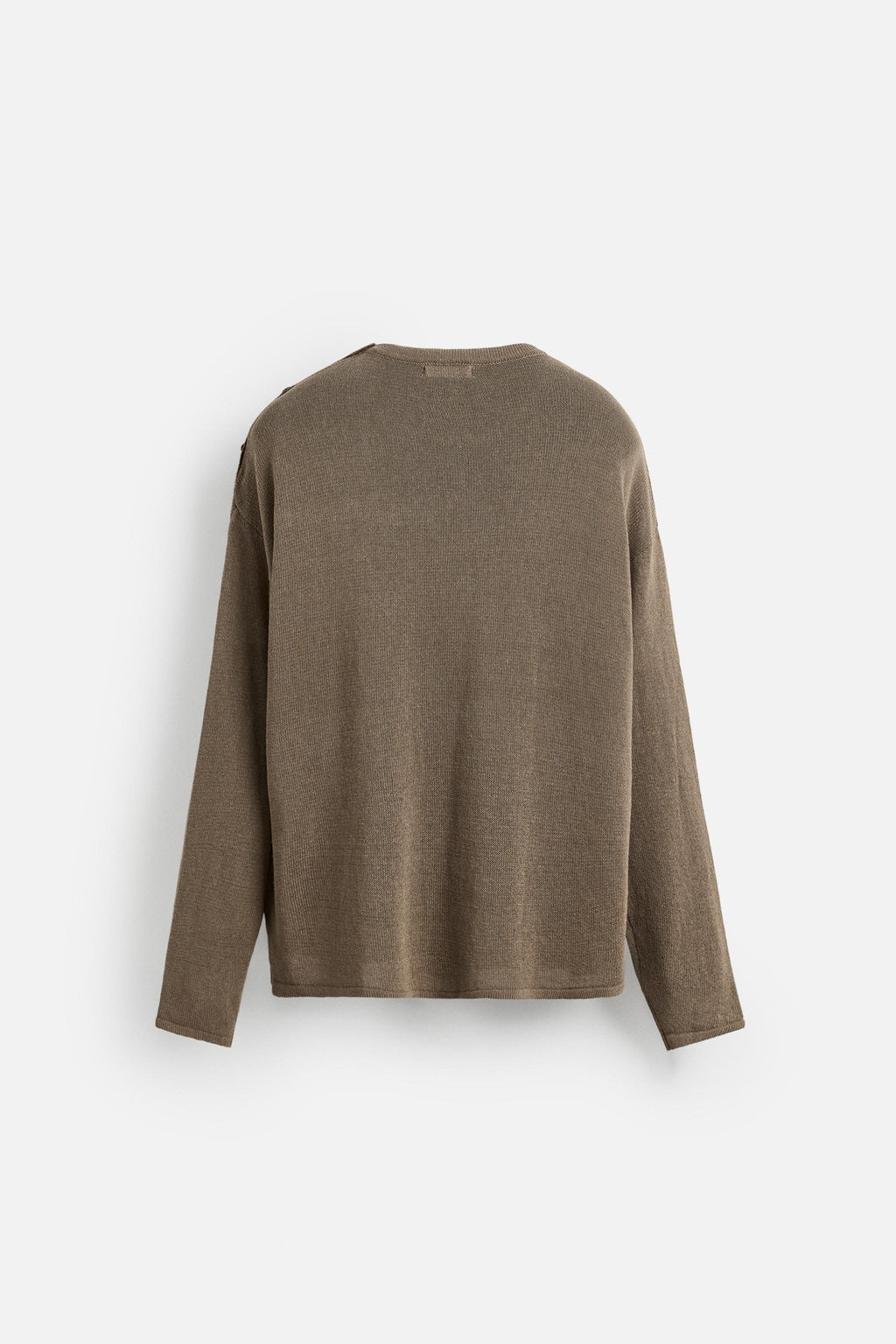 BUTTON-UP KNIT T-SHIRT - Zara фото 8