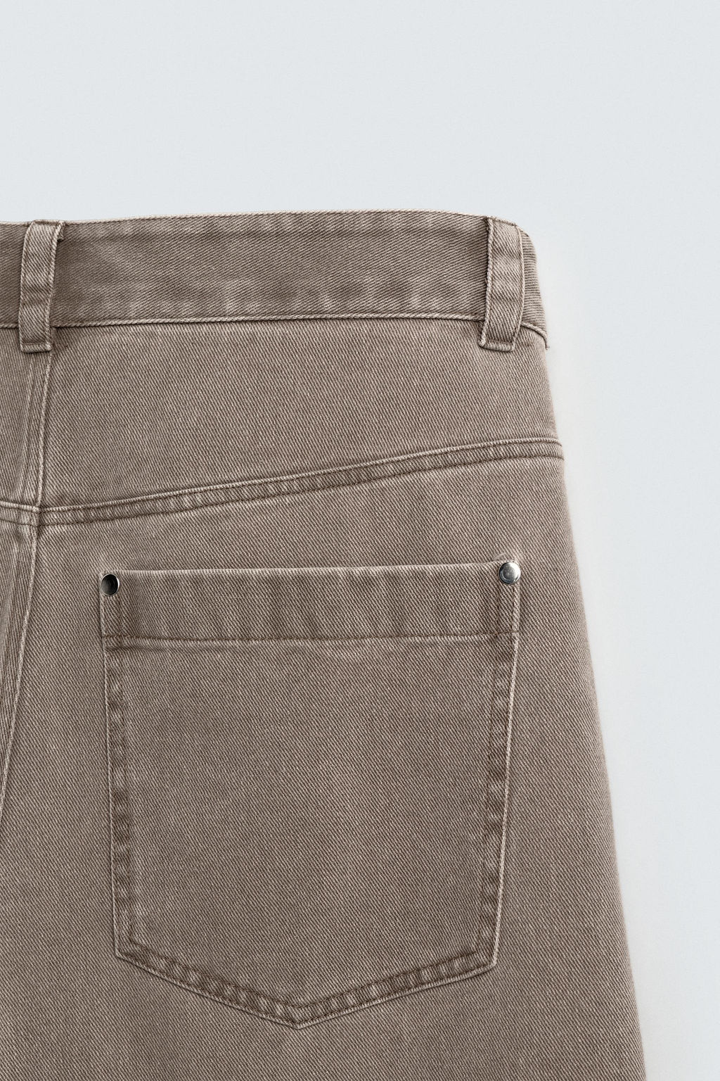 LIMITED EDITION RELAXED FIT TROUSERS WITH STUDS - Zara фото 22