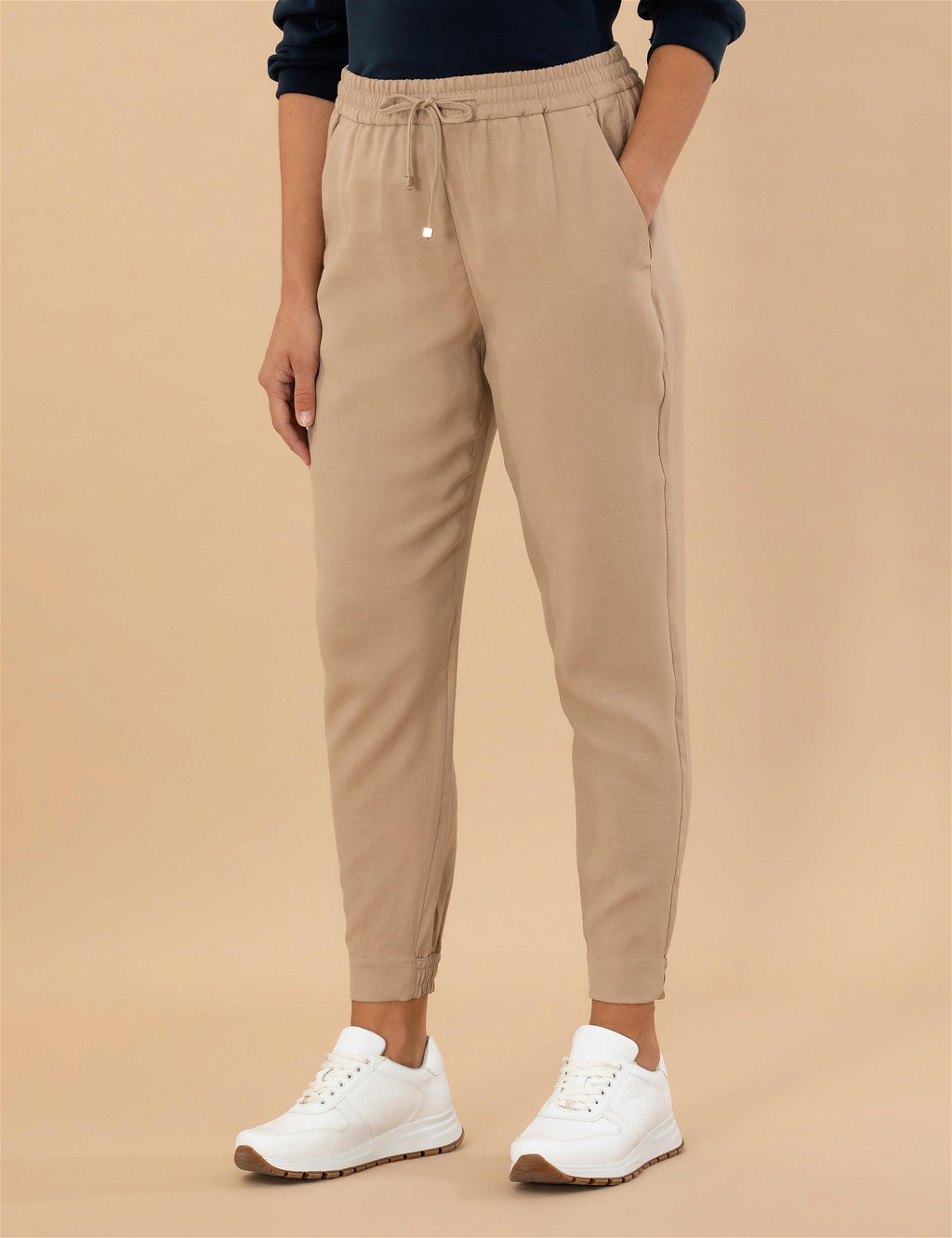 Bej Carrot Fit Kuma_ Pantolon - Pierre cardin фото 2
