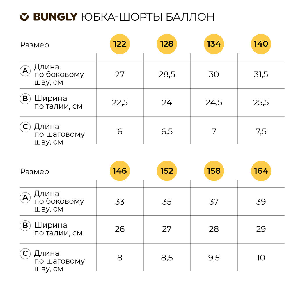 Юбка-шорты баллон Темно-синие 7+ - Bungly фото 6
