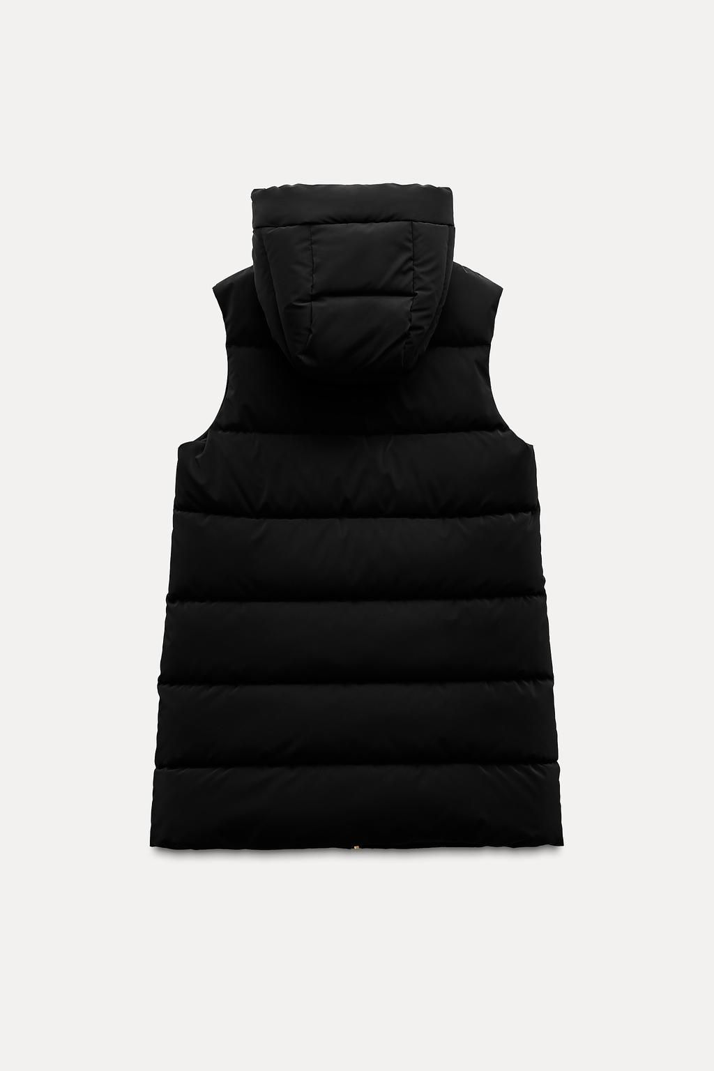 LONG PUFFER GILET - Zara фото 4