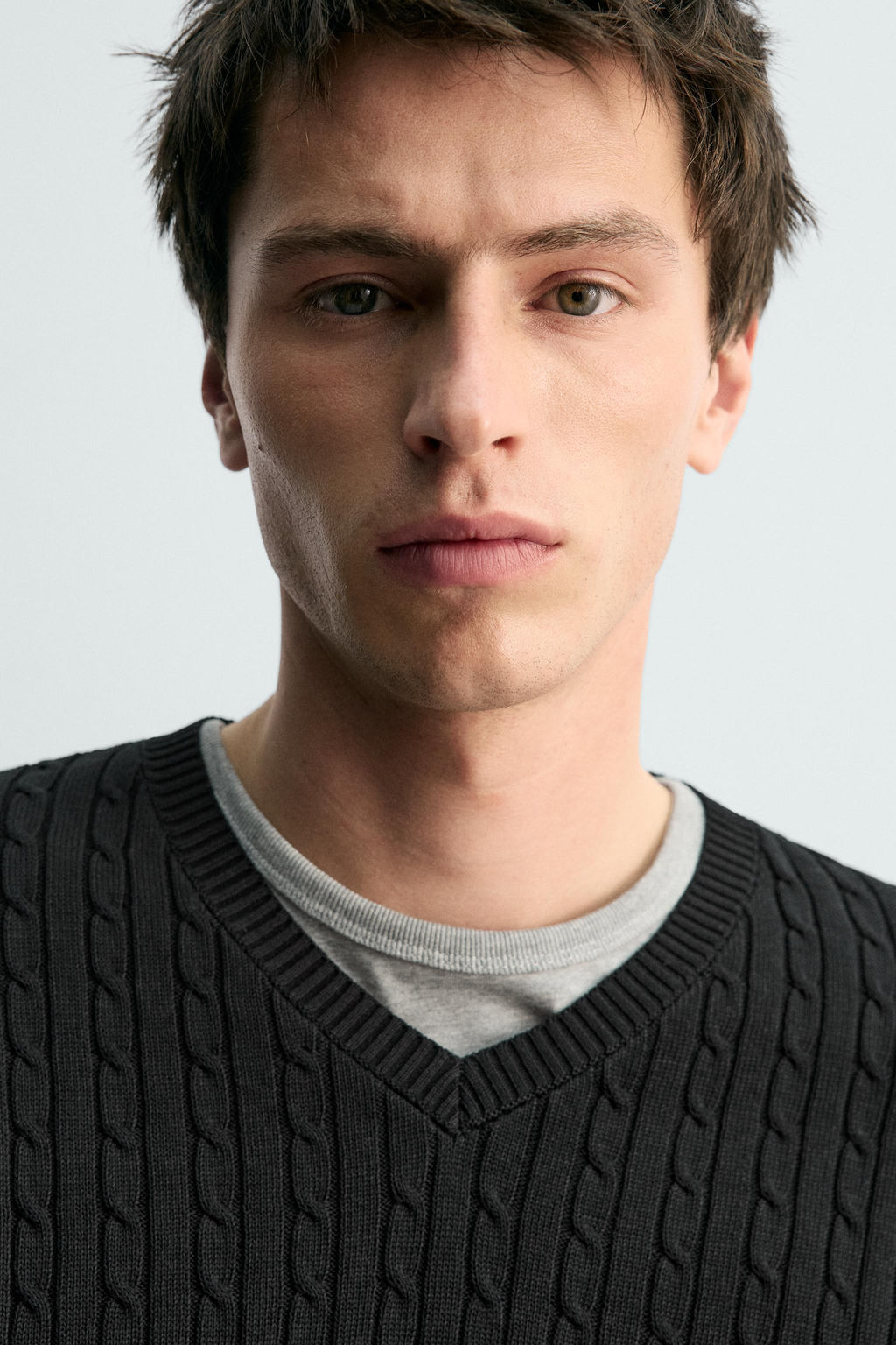 CABLE KNIT STRUCTURED JUMPER - Zara фото 6