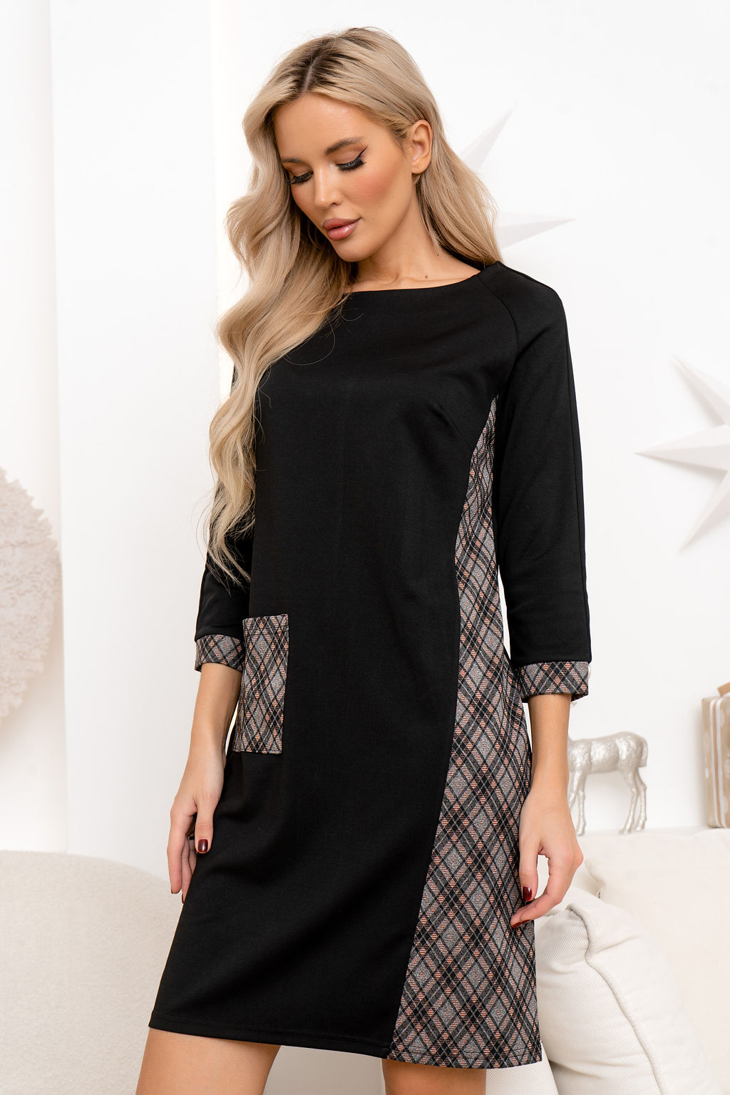 Платье Open Style 6529 черный