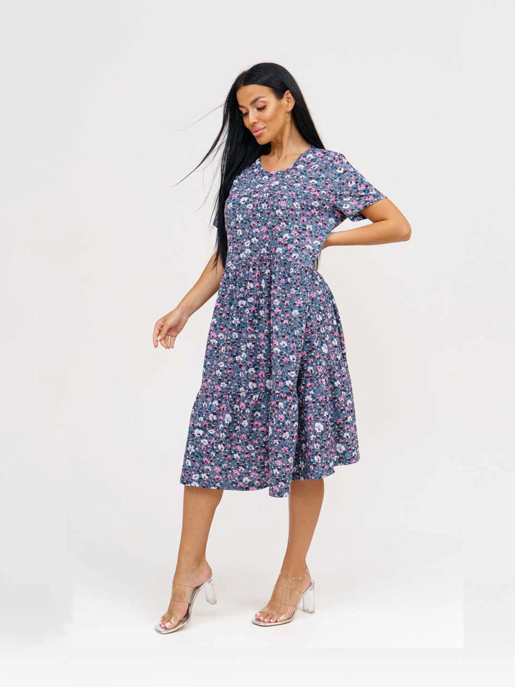 Платье женское, цвет зеленый