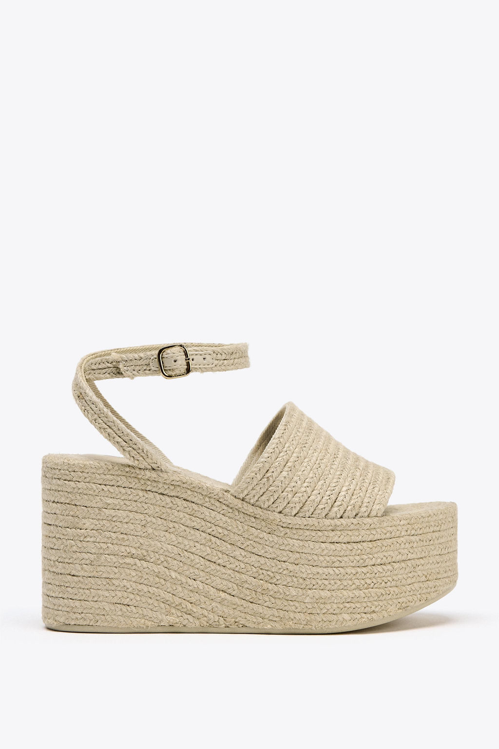 JUTE PLATFORM WEDGES - Zara фото 3