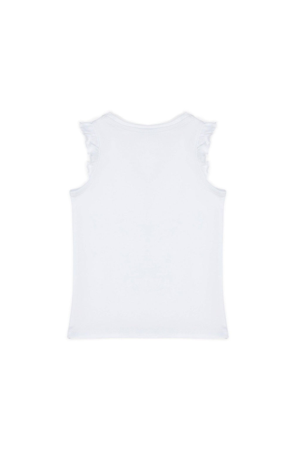 U. S. Polo Assn Белая футболка без рукавов для девочки - U.s. polo assn фото 3