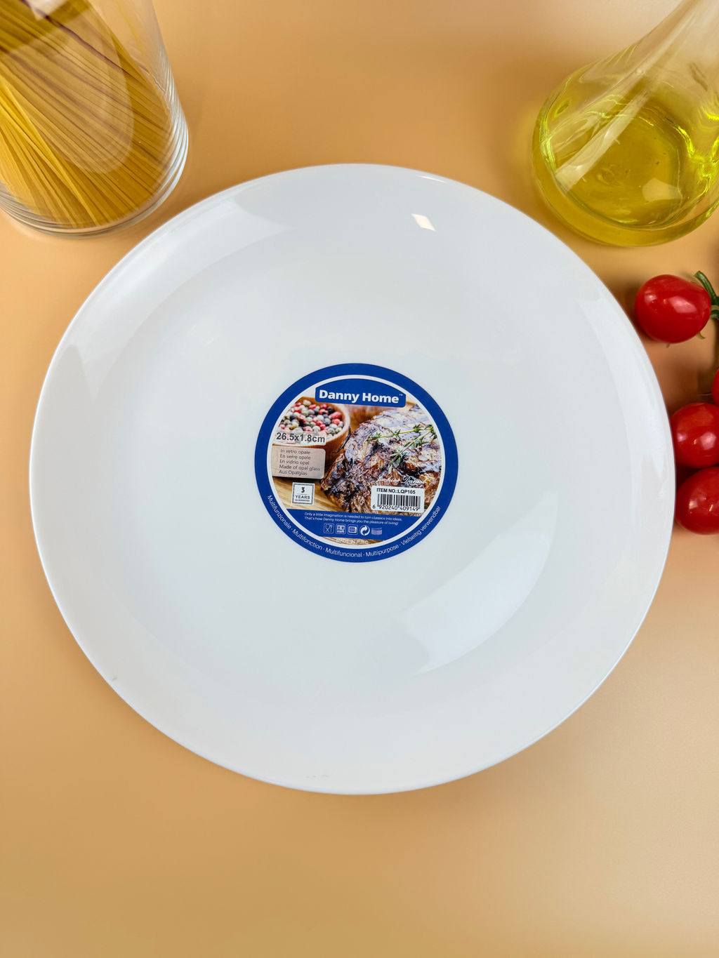 Тарелка плоская 10,5" 26,5*1,8см OLS-DM-6