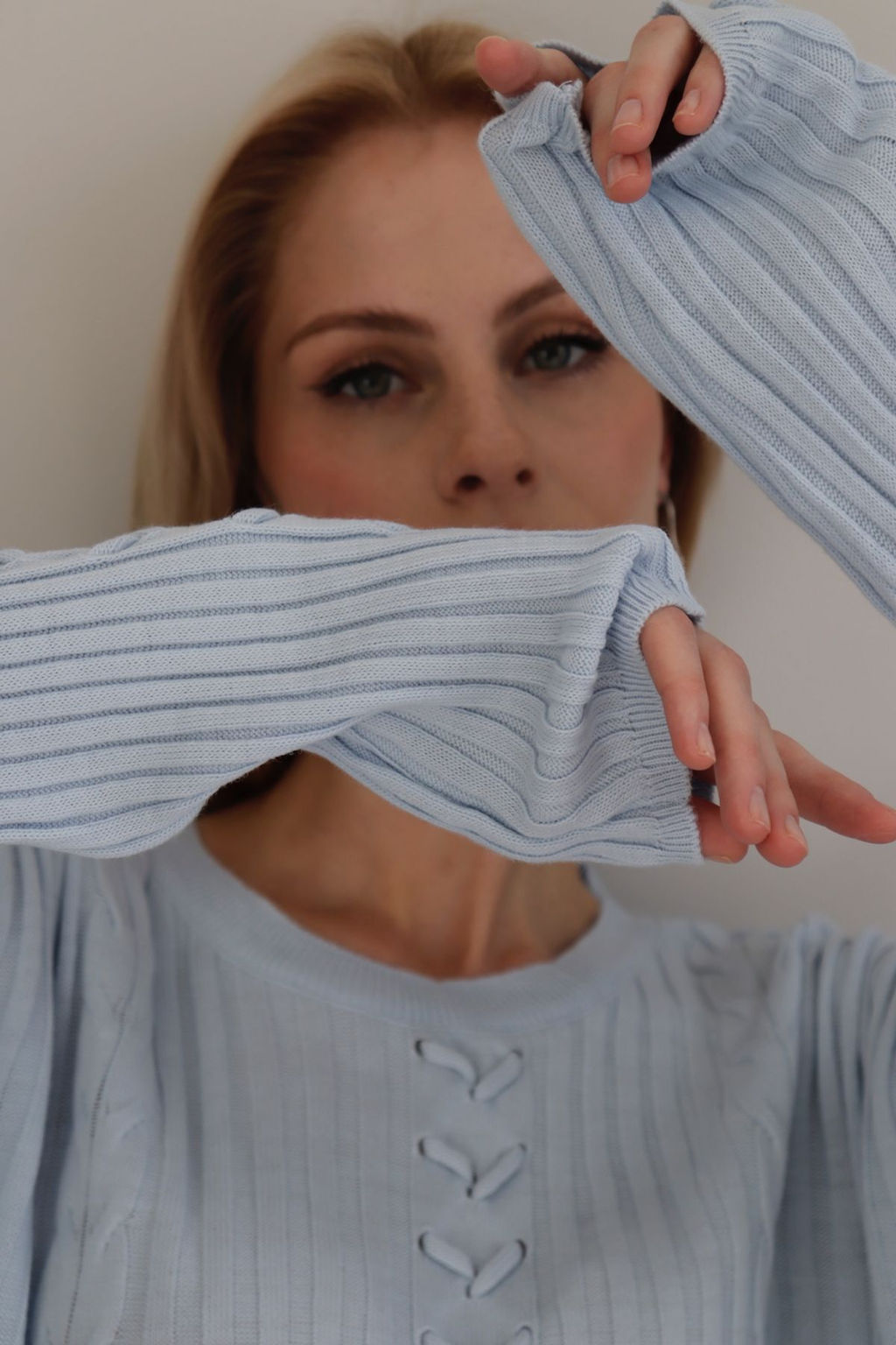 10409 Джемпер нежно-голубой - Martichelli фото 13