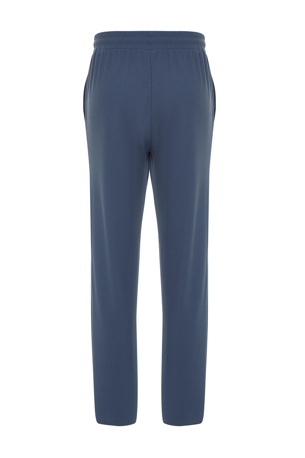TRENDYOL MAN Limited Edition Siyah Straight Fit Dokulu Gizli Kordonlu Tek Parca Esofman Alt? TMNSS23EA00013 - Trendyolmilla фото 8