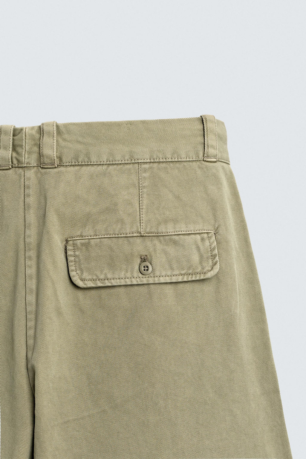 PANTAL?N CHINO WIDE FIT / Verde gris - Zara фото 10