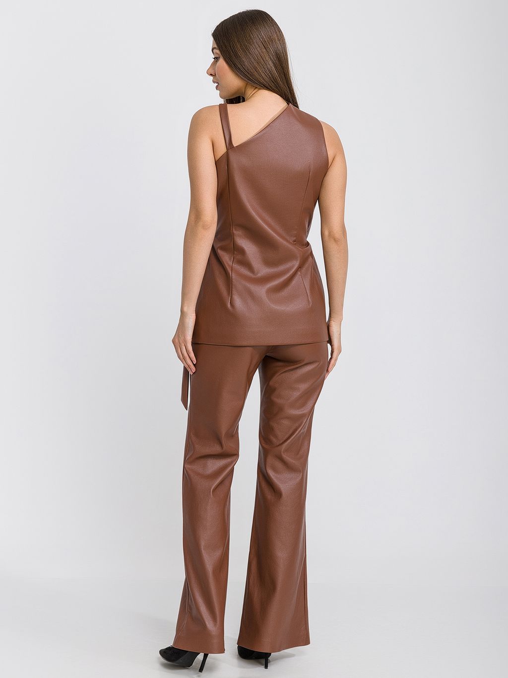 жилет из экокожи 036-0474 - Трика фото 6