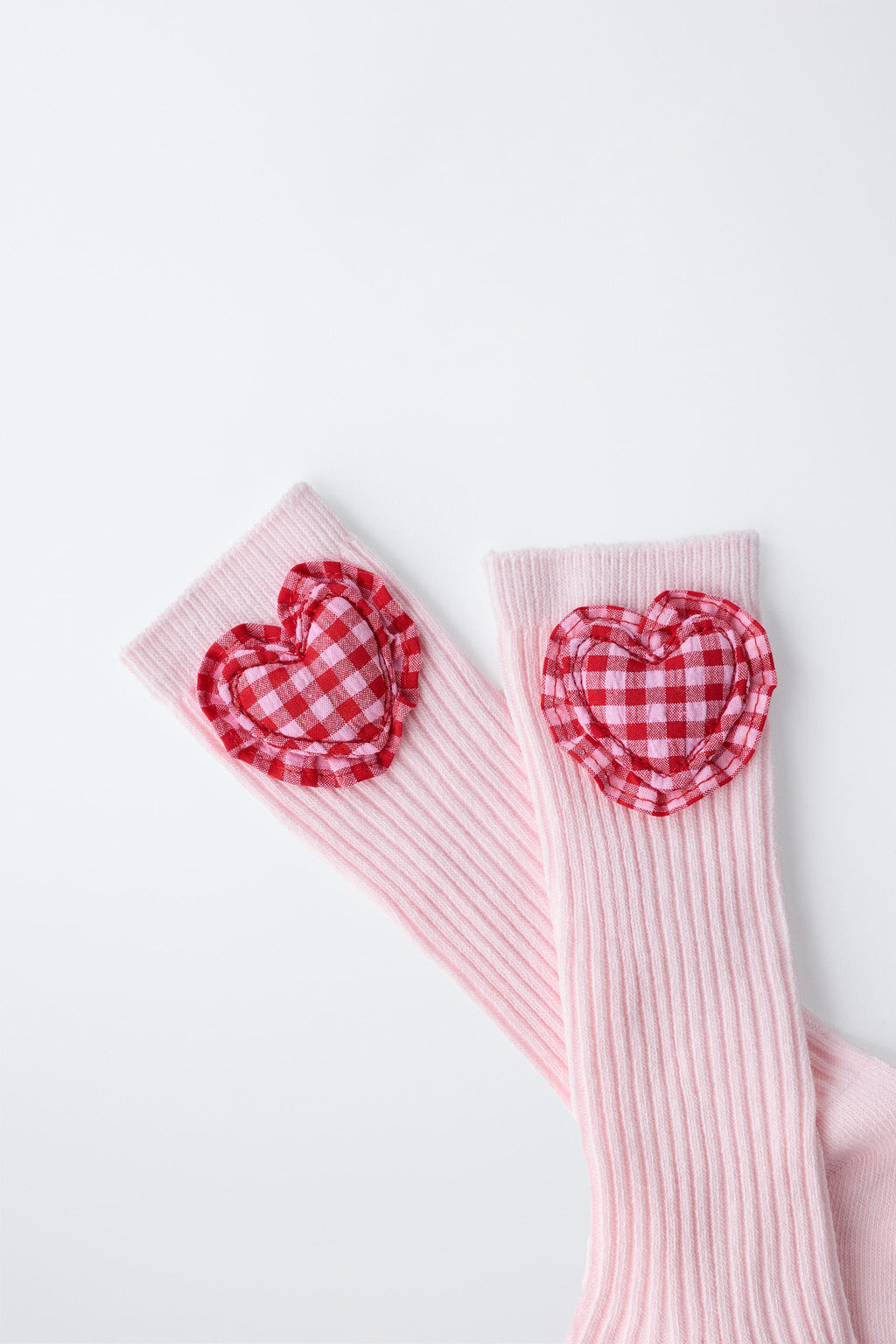 GINGHAM HEART SOCKS - Zara фото 4
