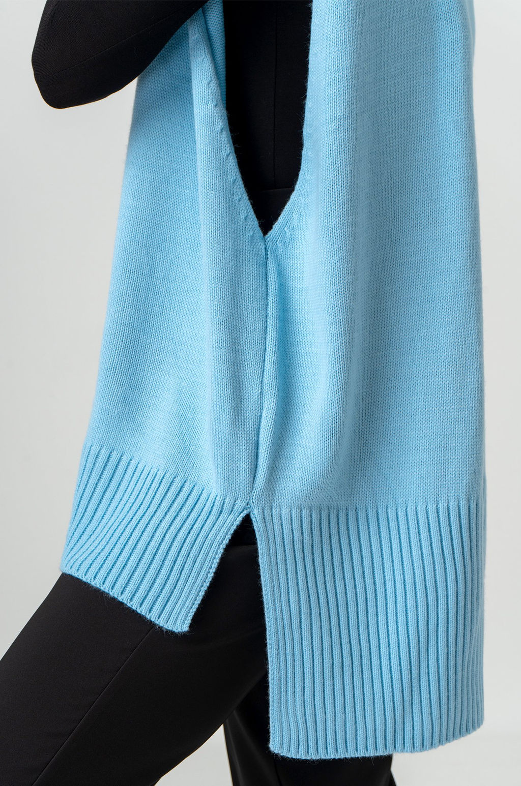 Женский вязаный жилет оверсайз Happyfox - Happy fox фото 4