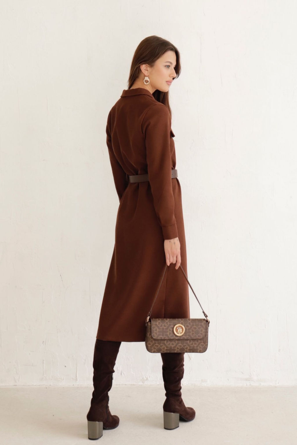 Платье-рубашка с английским воротником - Martichelli фото 192