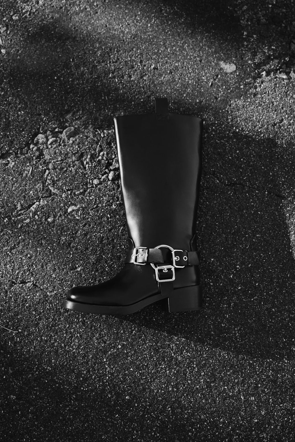 Botas biker a la rodilla