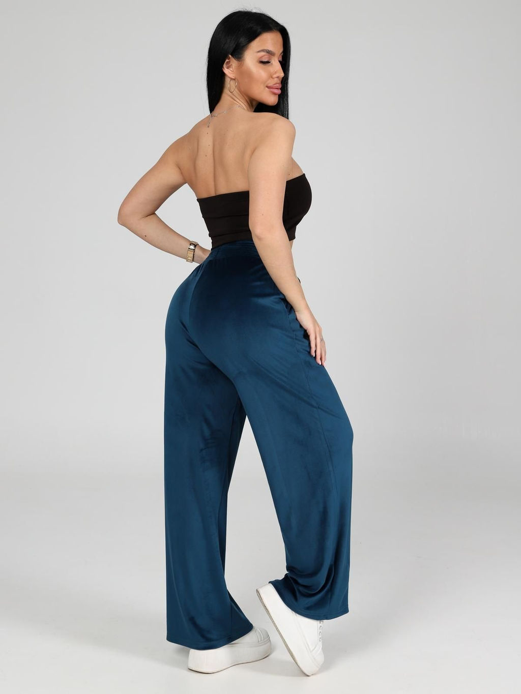 IV-CAPRIZ Марлена Купер - брюки из велюра с лайкрой  фото 11