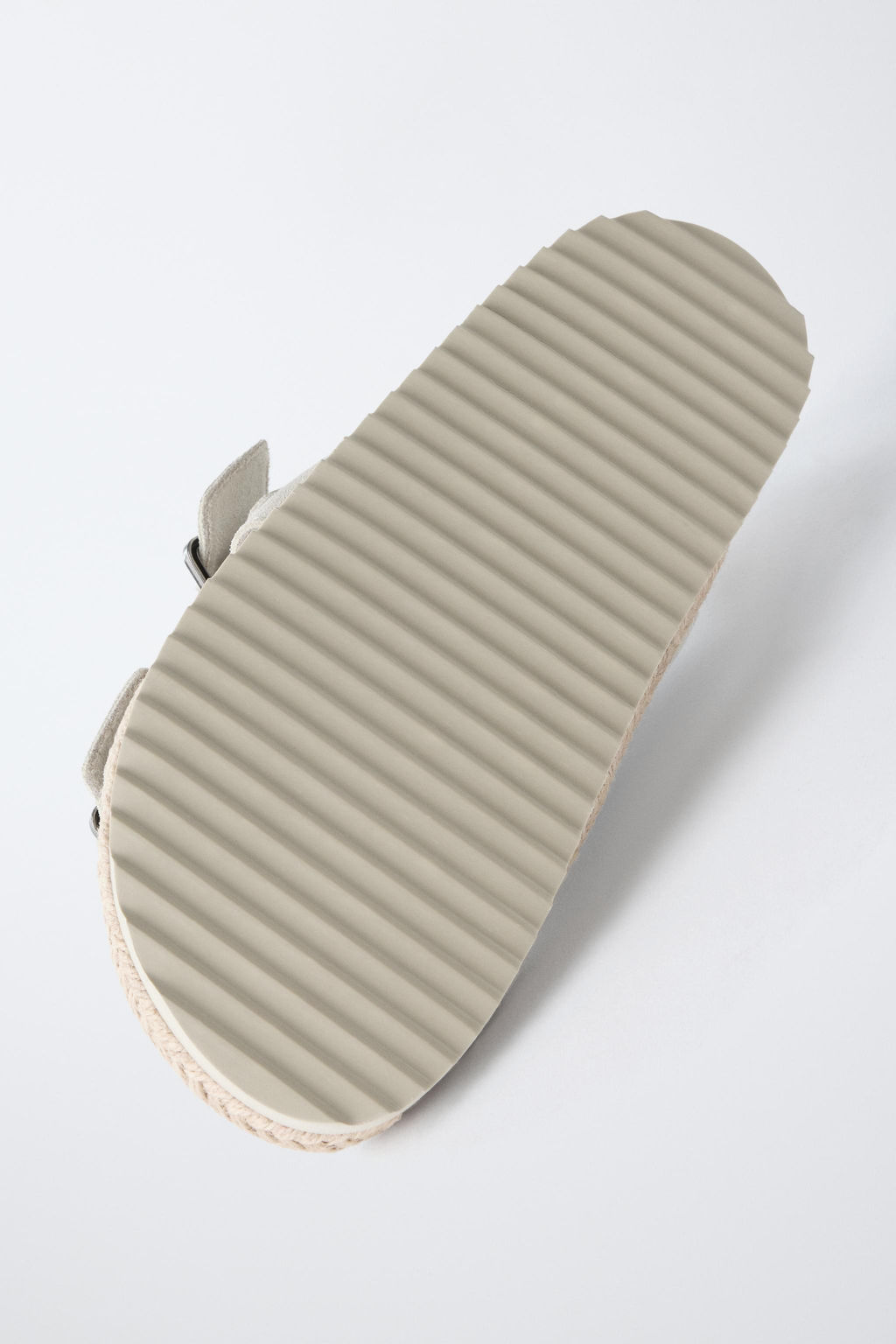 SANDALIA HEBILLAS PIEL / Blanco Crudo - Zara фото 7